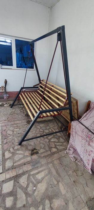 Качели садовые, уличные 3,4 местные