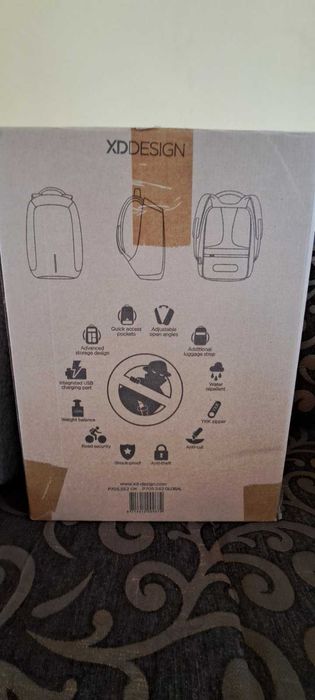 Раница за лаптоп XD Design  - водоустойчива, защитена от кражба