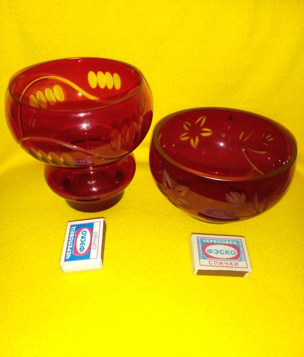 Вазы Стекло Винтаж СССР