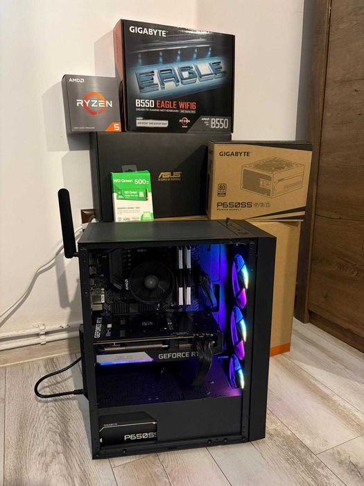 PC Gaming – Ryzen 5 5600X, RTX 3070, 16GB DDR4