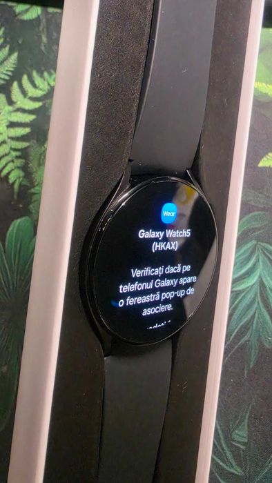 Samsung Galaxy Watch5, 44mm, BT, Graphite + Folie AlienSurface - OFERA