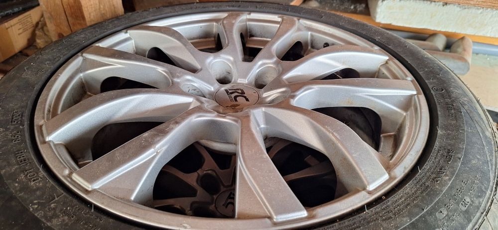 Джанти 17 цола  5х112 с летни гуми 225 50 17