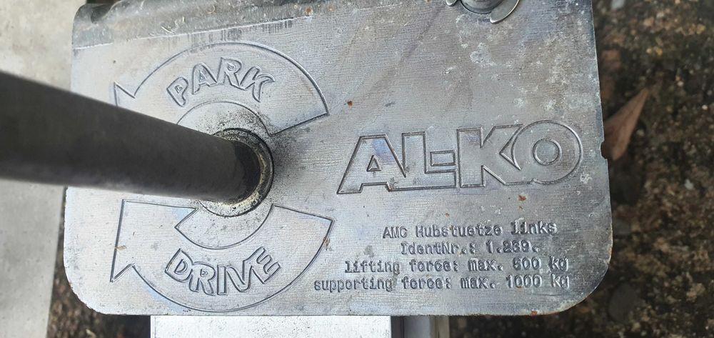 Picioare de calare pentru rulote si autorulote AL KO,otel sau aluminiu