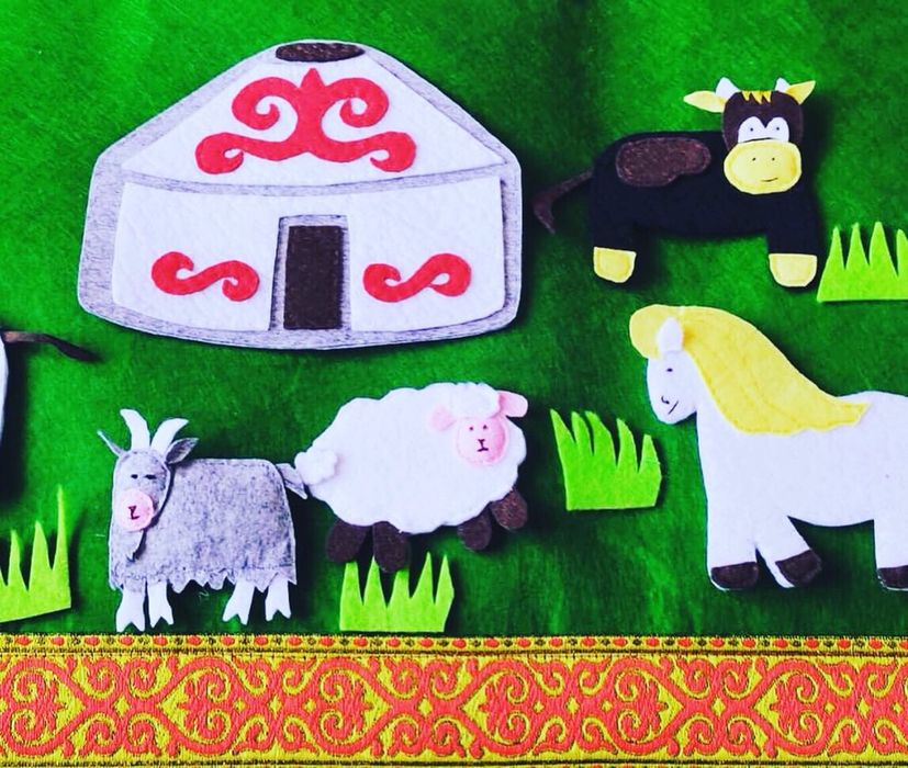 Развивающие игрушки из фетра