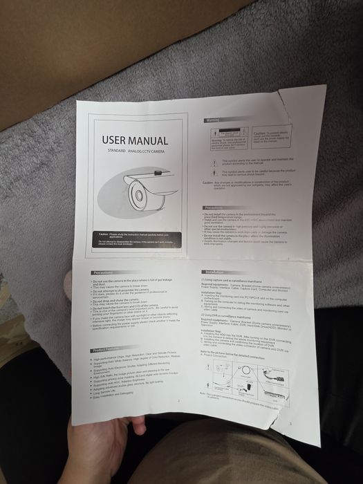 Sistem supraveghere video ANNKE cu 4 camere și DVR H.264 (model DL81A1