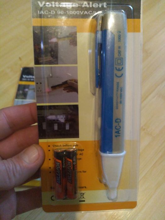 Creion tensiune, detector de faza(90-1000VA.C.)