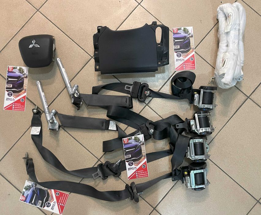 Mitsubishi OUTLANDER 4 kit airbag volan pasager genunchi - set centuri