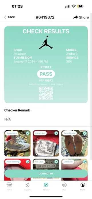 J5 Jordan 5 Retro Trophy Room Ice Blue Original/Real StockX/CheckCheck