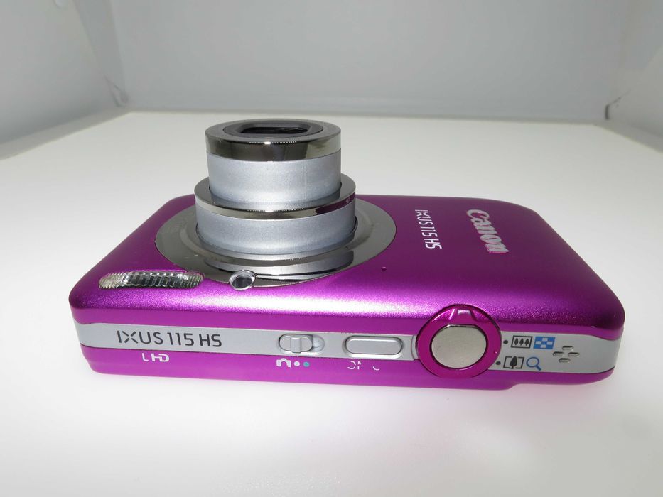 Canon IXUS 115 компактен фотоапарат камера розов цвят FULL-HD видео