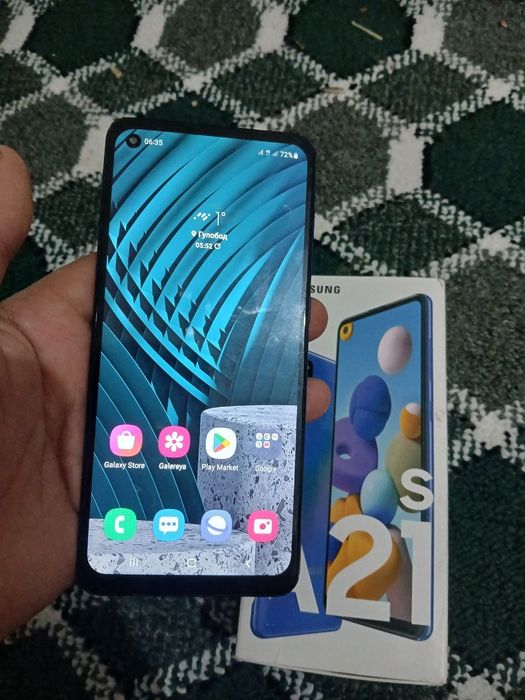 Samsung a21s ideal  holatda