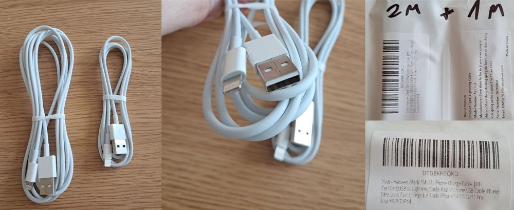 Кабел за зареждане за телефон iPhone
