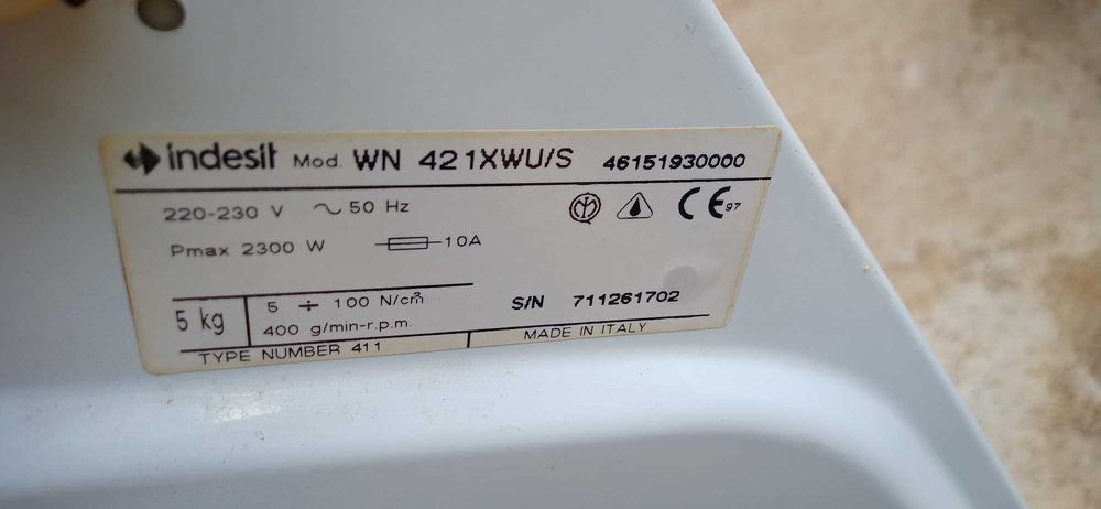 indesit  wn 421xwu/s