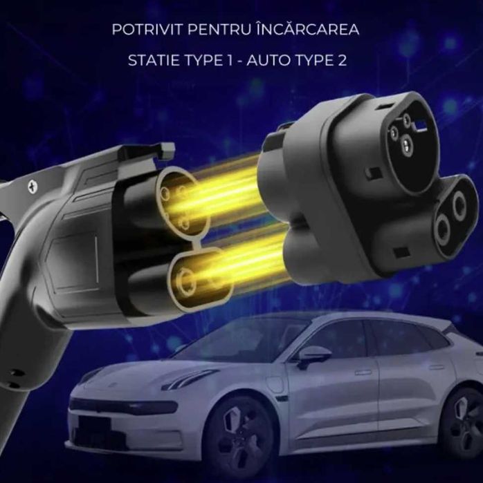 Adaptor de încărcare MASINI ELECTRICE  de la CCS1 la CCS2  fastcharge
