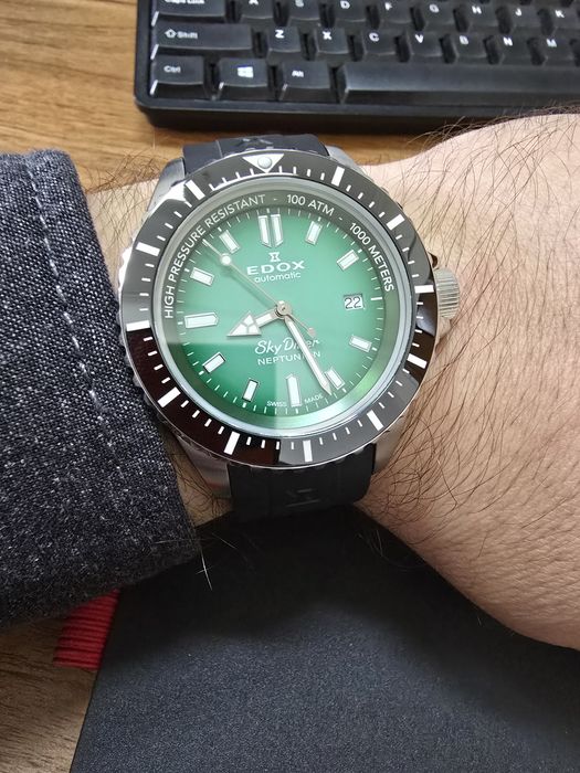 Ceas automatic Edox Skydiver Neptunian