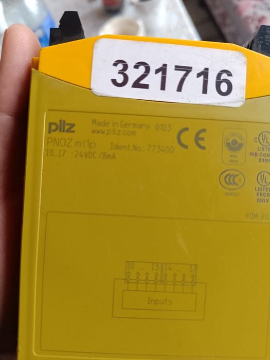 Relee siguranță Pilz PNOZ S4/s3/mi1p