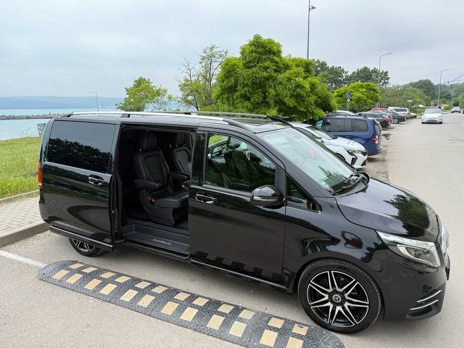 Бус под наем Mercedes-Benz V - клас от "NEXT5 Rent A Car" във Варна с професионален шофьор