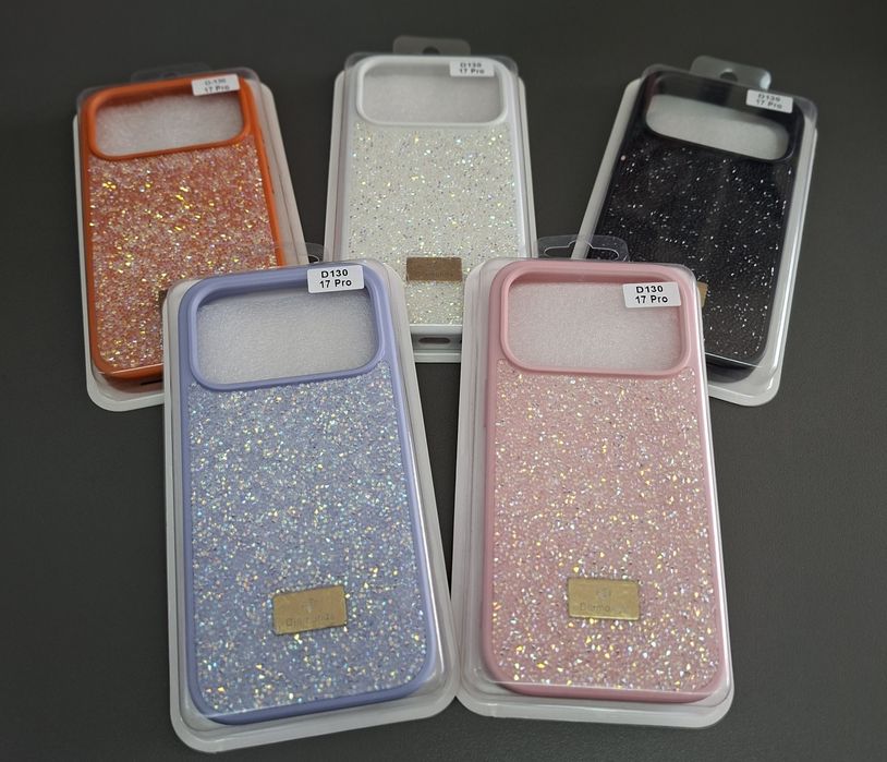 Гръб Swarovski за IPhone 17 Pro блестящ кейс за страхотна защита