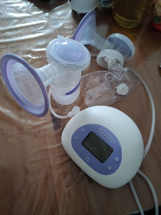 Pompă electrică 2 in 1, Lansinoh, biberoane CADOU