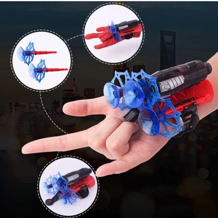 Ръкавица на Спайдърмен с изстрелвачка