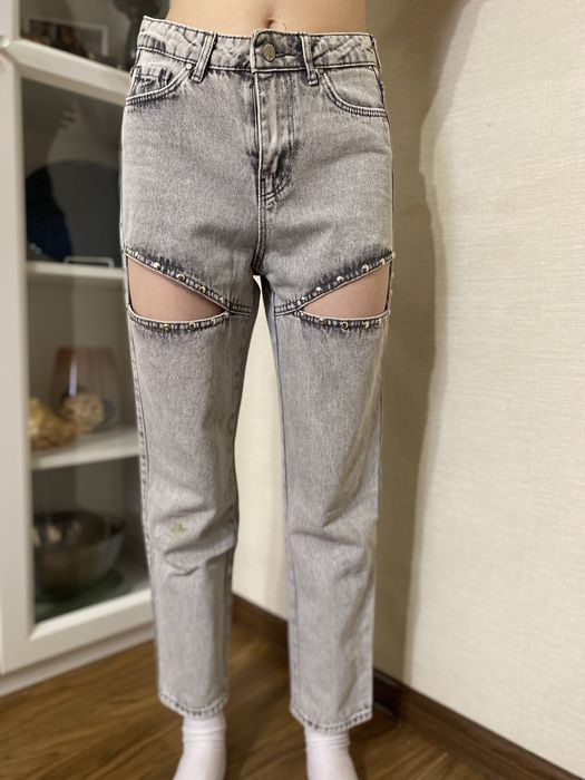 Джинсы для девочки 11-12 л.