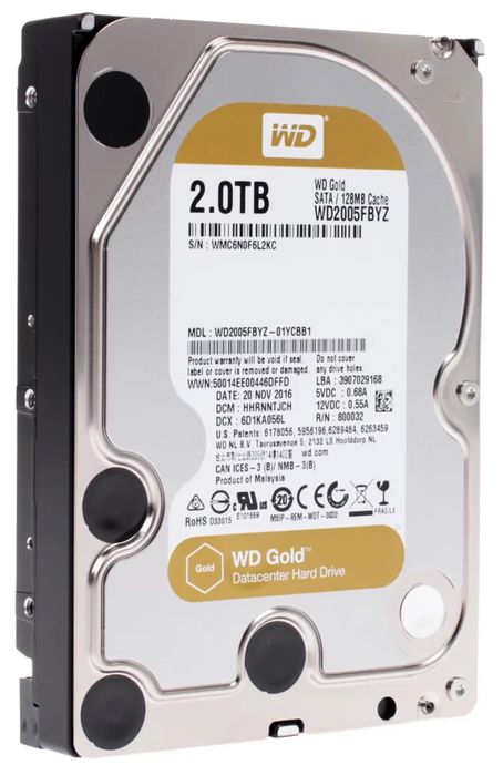 Жесткий Диск Western digital gold / WD GOLD