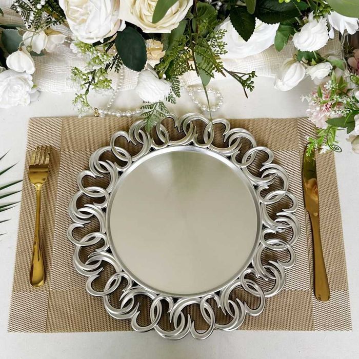 Farfurie suport, farfurii decor nunta, platou servire evenimente nunta