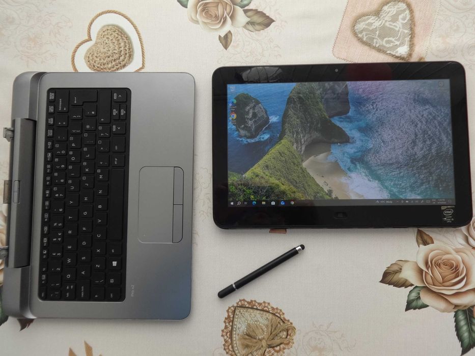 Таблет и Лаптоп 2в1 laptop HP Pro x2 612 G1 Tablet - 12.5" Full HD IPS - Core i5-4302Y 1.6Ghz/RAM 8GB/SSD 256GB /4G Модул с GPS/с писалка