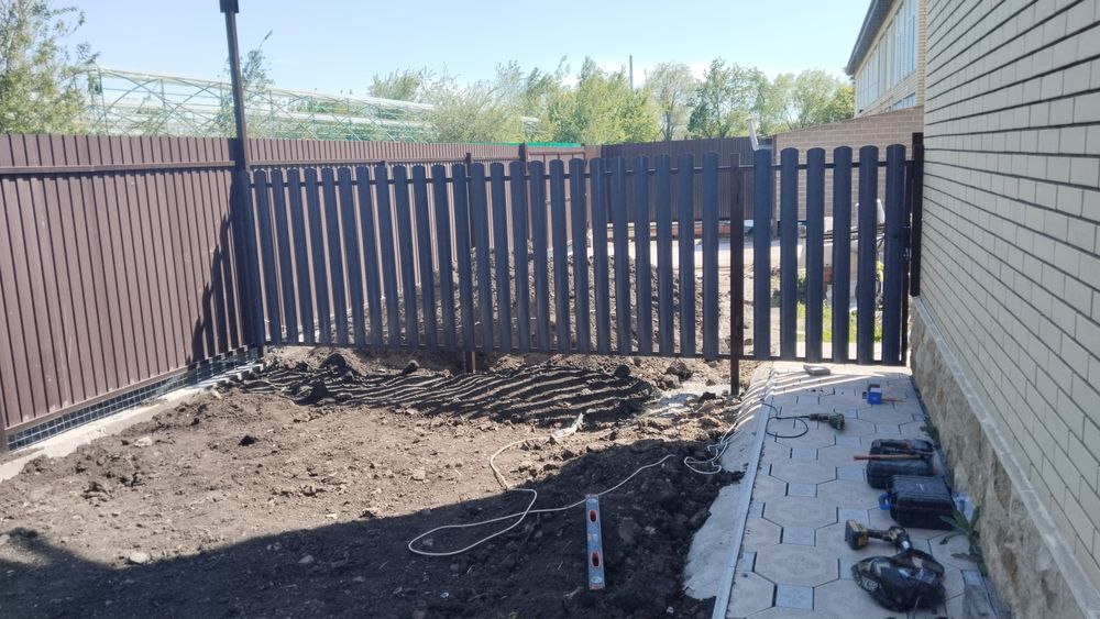 Установка заборов