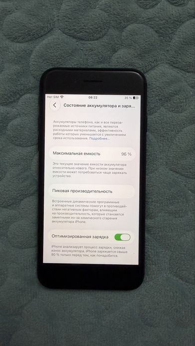 Phone SE 2022 Midnight АКБ 96% без ремонта