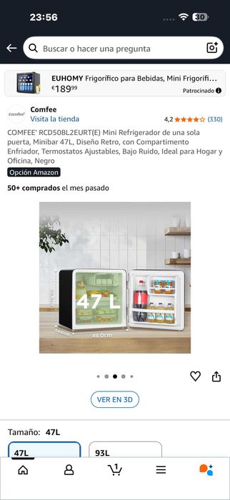 Mini frigider cu congelator Comfee 47L GARANTIE 12 luni