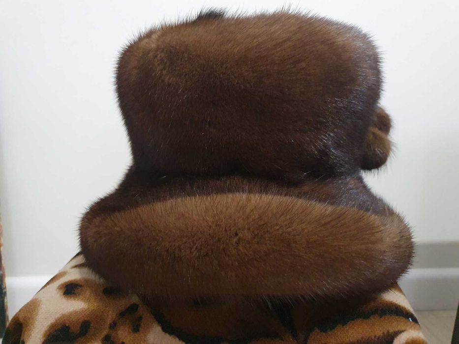 Шапка норковая женская