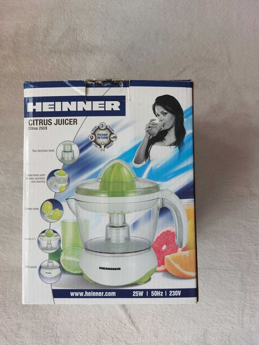 Vand storcator electric nou de citrice Heinner Citrus 250X