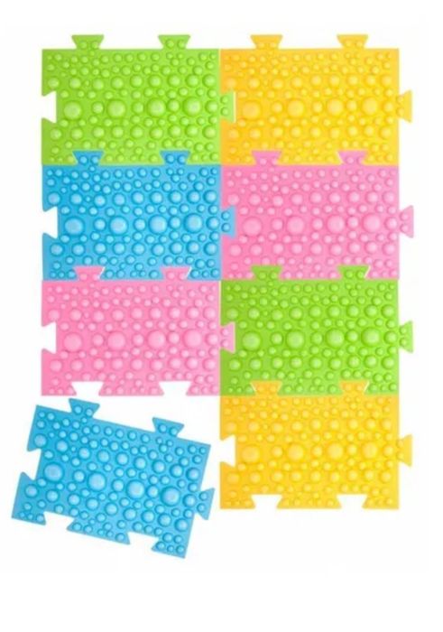 Детский ортопедический коврик в виде пазлов