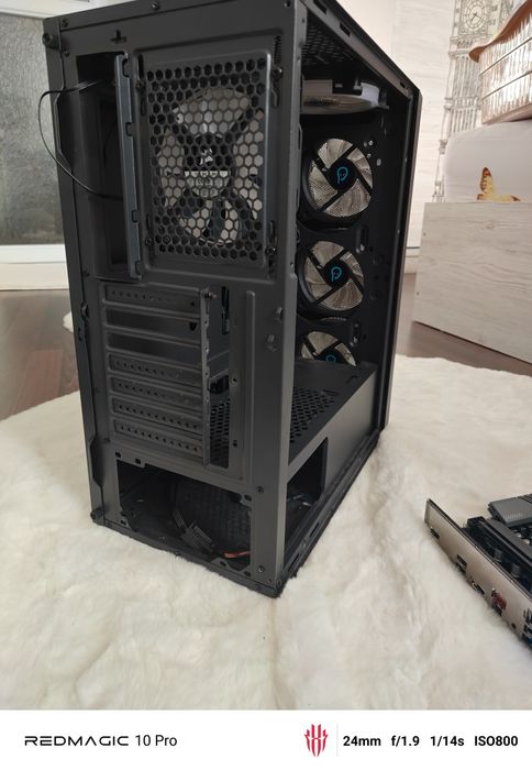 Carcasă PC Spacer Mid Tower + 5 ventilatoare