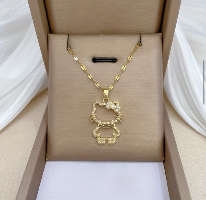 Колие Hello Kitty + Кутия и торбичка