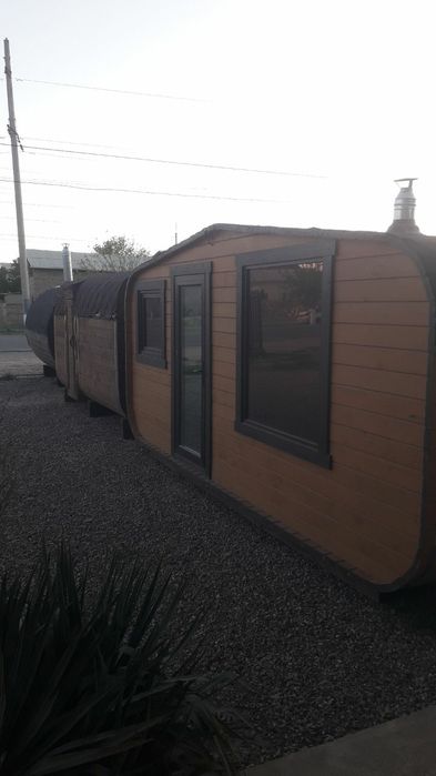 Русский сауна  бочка