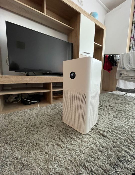 Purificator de aer Xiaomi Mi 3C, CADR 320 m3/h, Filtru HEPA, Mod Noapt