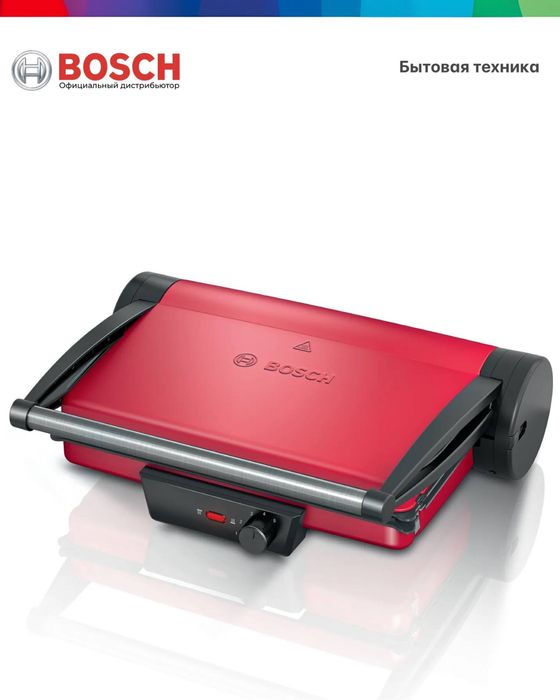 Гриль Красный Bosch TCG4104