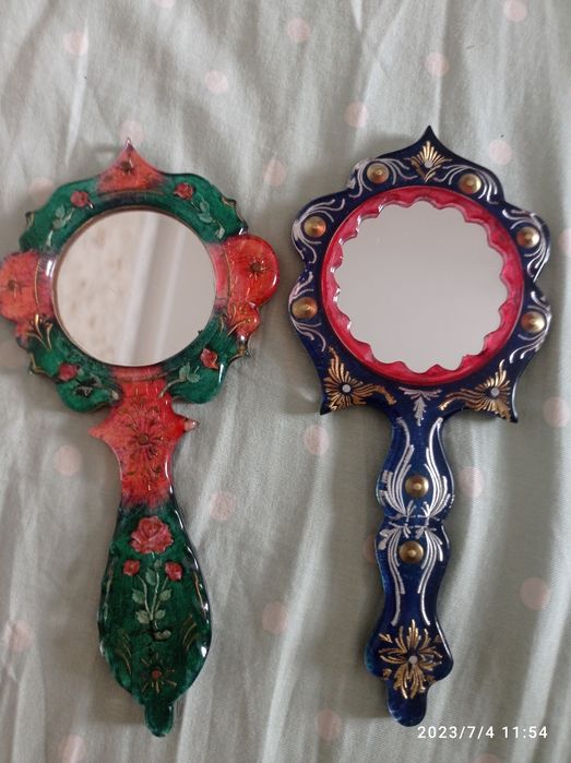 Антиквариат. Зеркало сручкой.