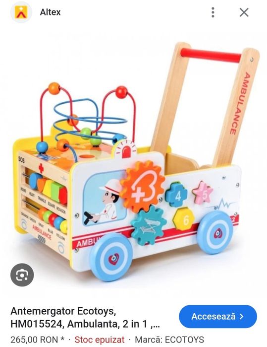 Antemergator ambulanta cu activitati