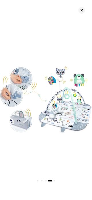 Saltea de Activitati si Spatiu de Joaca 3in1, BabyKING KinderVibe