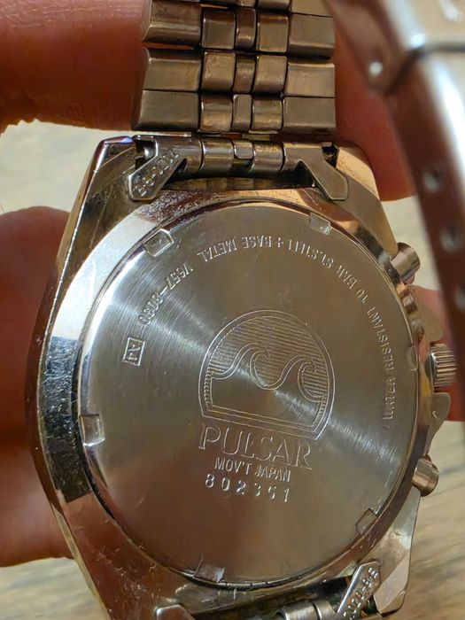 Мъжки кварцов хронограф часовник Pulsar (by Seiko) V657-8030 – 100м Водоустойчив