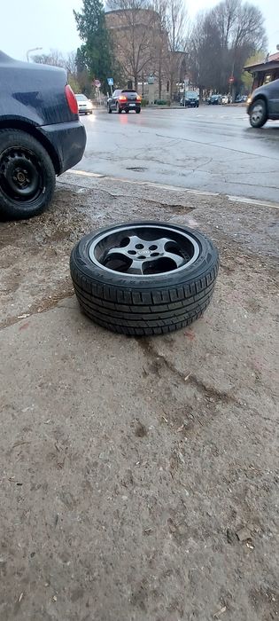 Джанти с почти нови гуми 5х112х17