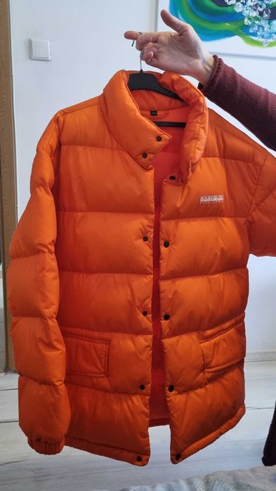 Jachetă căptușită Napapijri Ari de culoare portocalie