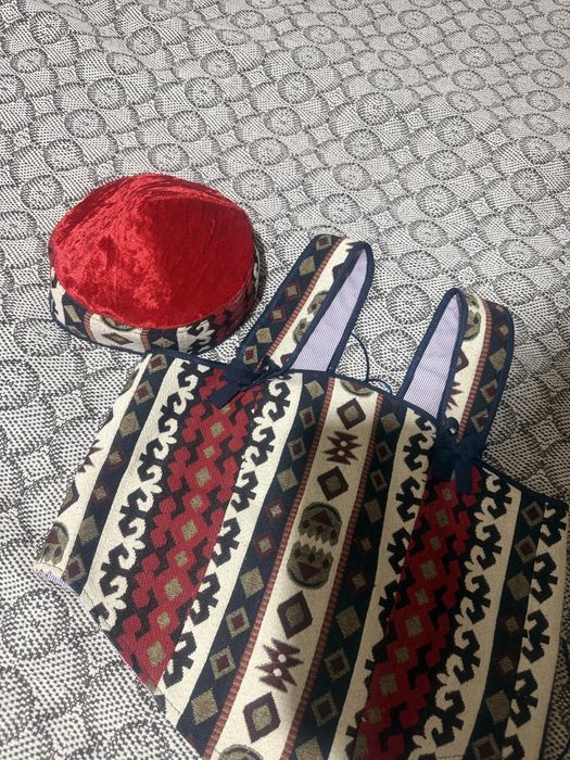 Прокат платье, жилет,