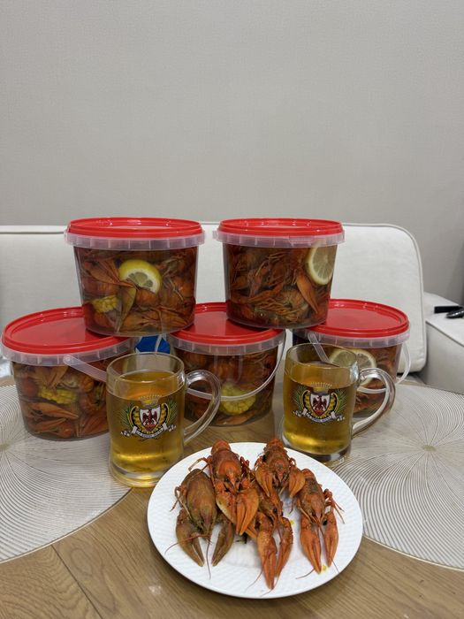 Раки вареные к пиву
