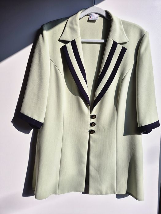 Sacou elegant Hermann Lange culoare pastel, marimea EU40