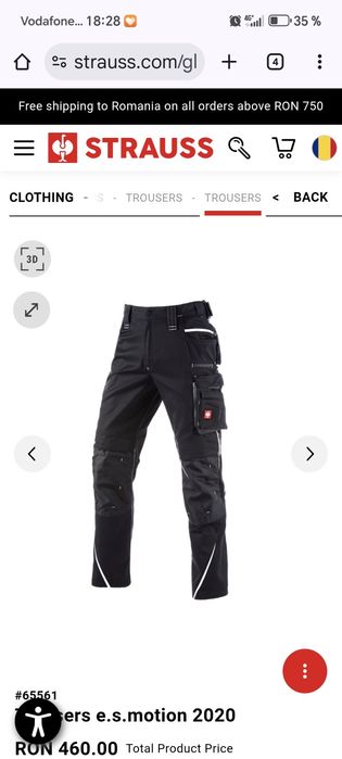 Engelbert Strauss noi mărimea 54