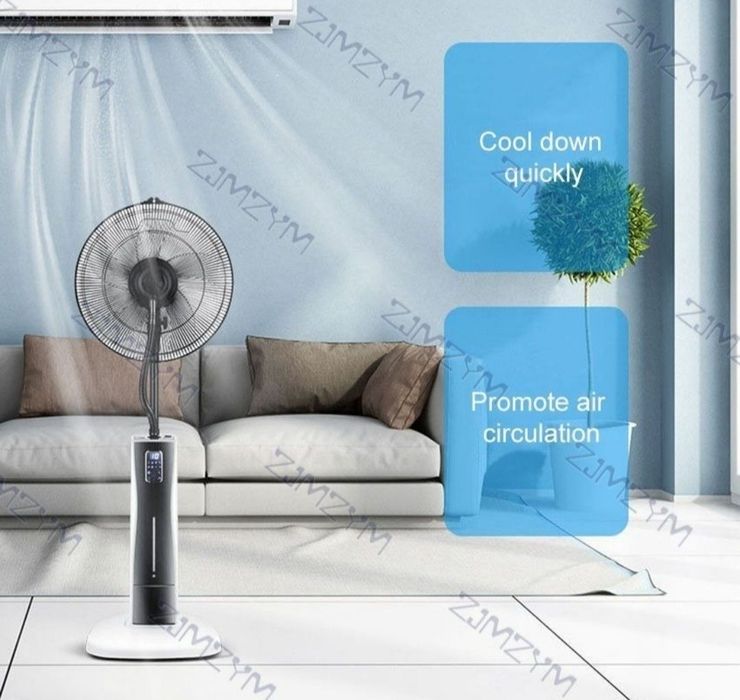 Даставка бесплатная вентилятор оригинал водяного тумана- пар ventilyat