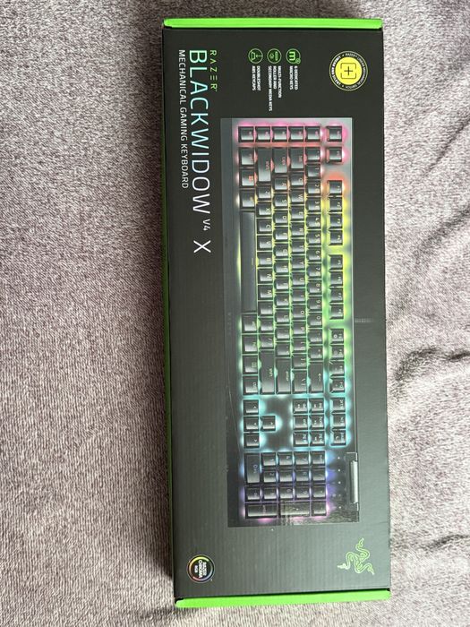 Tastatura mecanica razer blackwidow V4 x, yellow linear switch